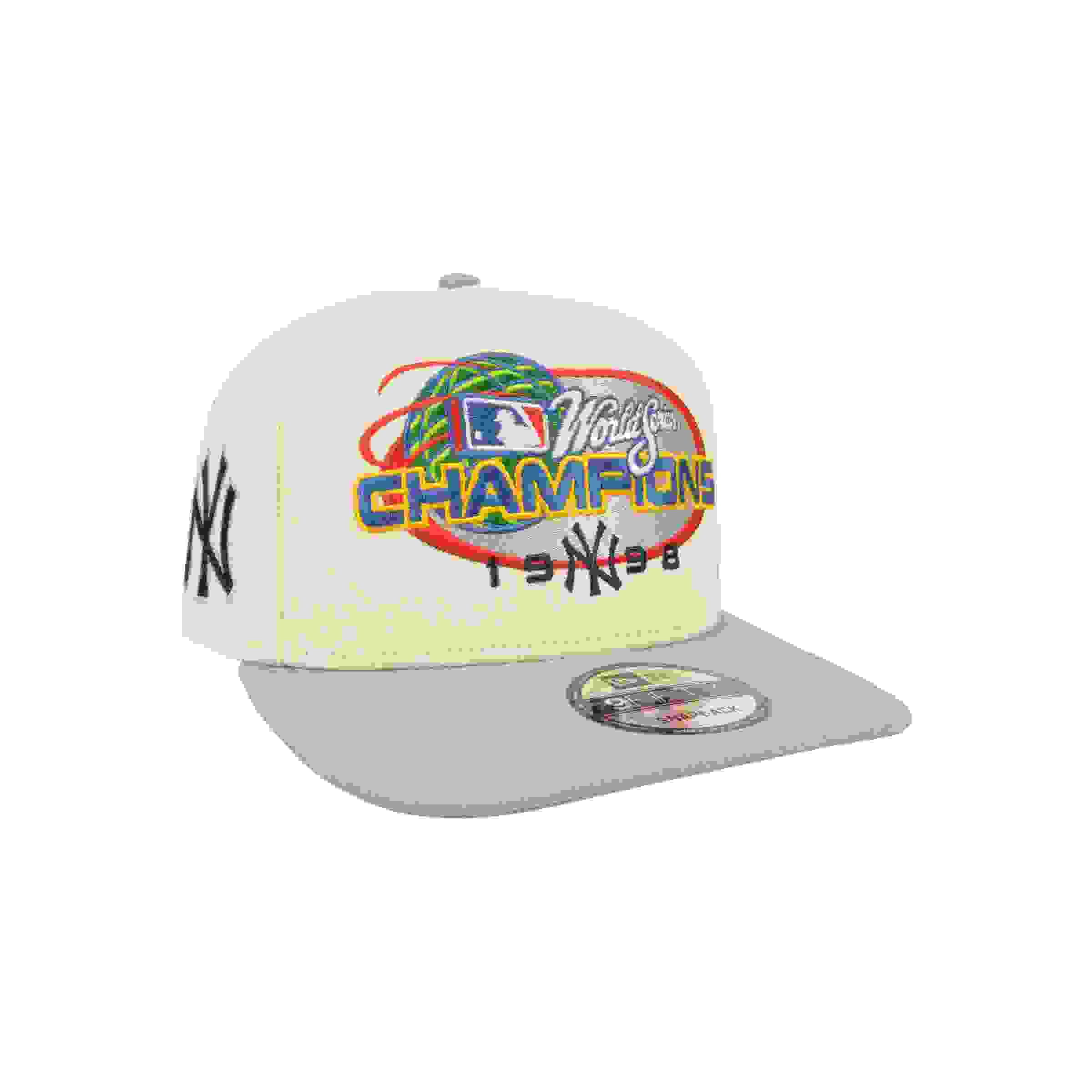 New Era New York Yankees 9FIFTY A-Frame Grey 1998 World Series Snapback Hat